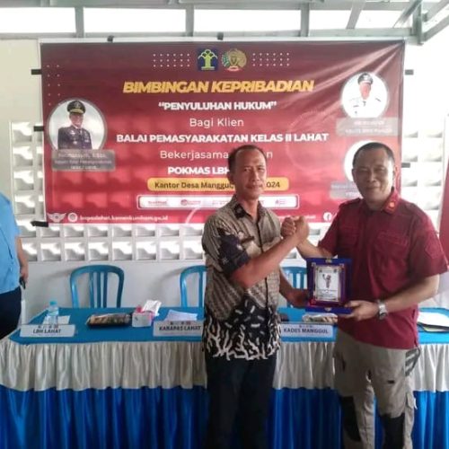 Bimbingan Kepribadian "PENYULUHAN HUKUM" Desa Manggul